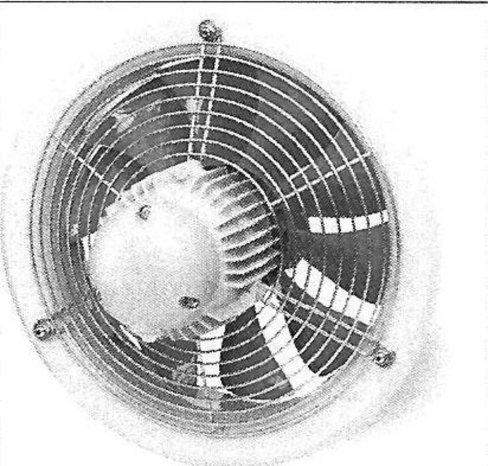 Helios HWW EC 400 A, Axial-Hochleistungsventilator 1-PH 200-277V 50/60 Hz regelbar