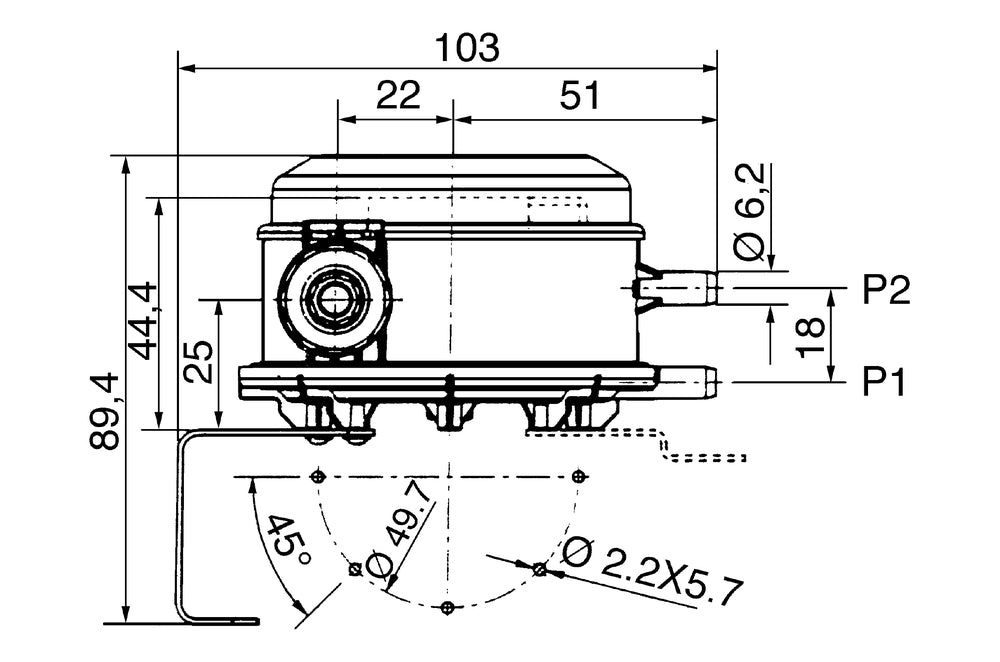 Maico Differenzdruckwächter DW 1000