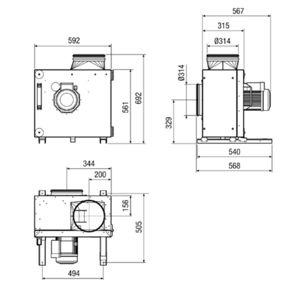 Maico Schallgedämmte Abluftbox EKR 31-2