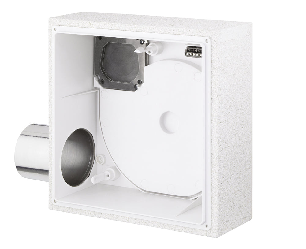 Helios ELS-GUBRZL, UP-Gehäuse mit Brandschutzklappe, -ummantelung  Zweitr. links, Ausbl. rückstg.