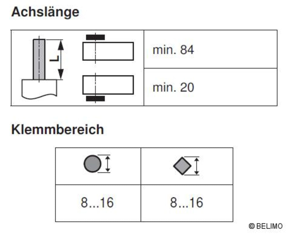 Belimo Federrücklaufantrieb, Auf-Zu, AC 230 V, 4 Nm LF230