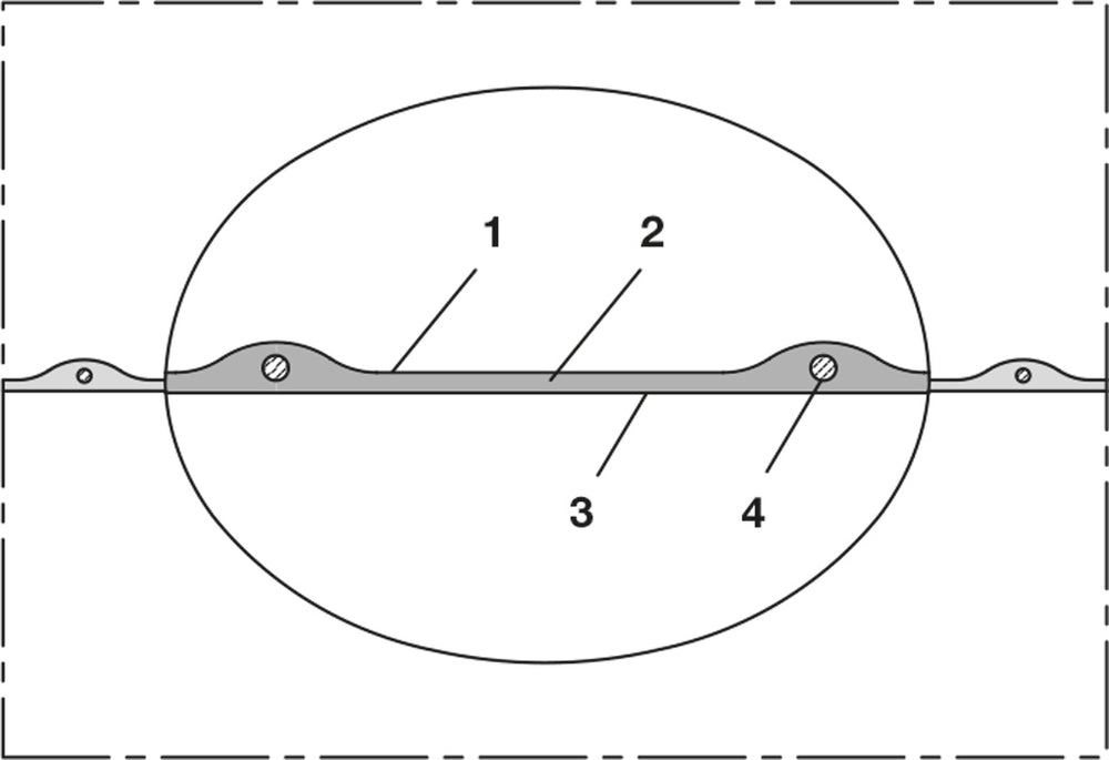 Norres Flachschlauch, abriebfest, DN 155mm, L= 5m, PROTAPE® PUR-C 335 FOOD-AS FLAT