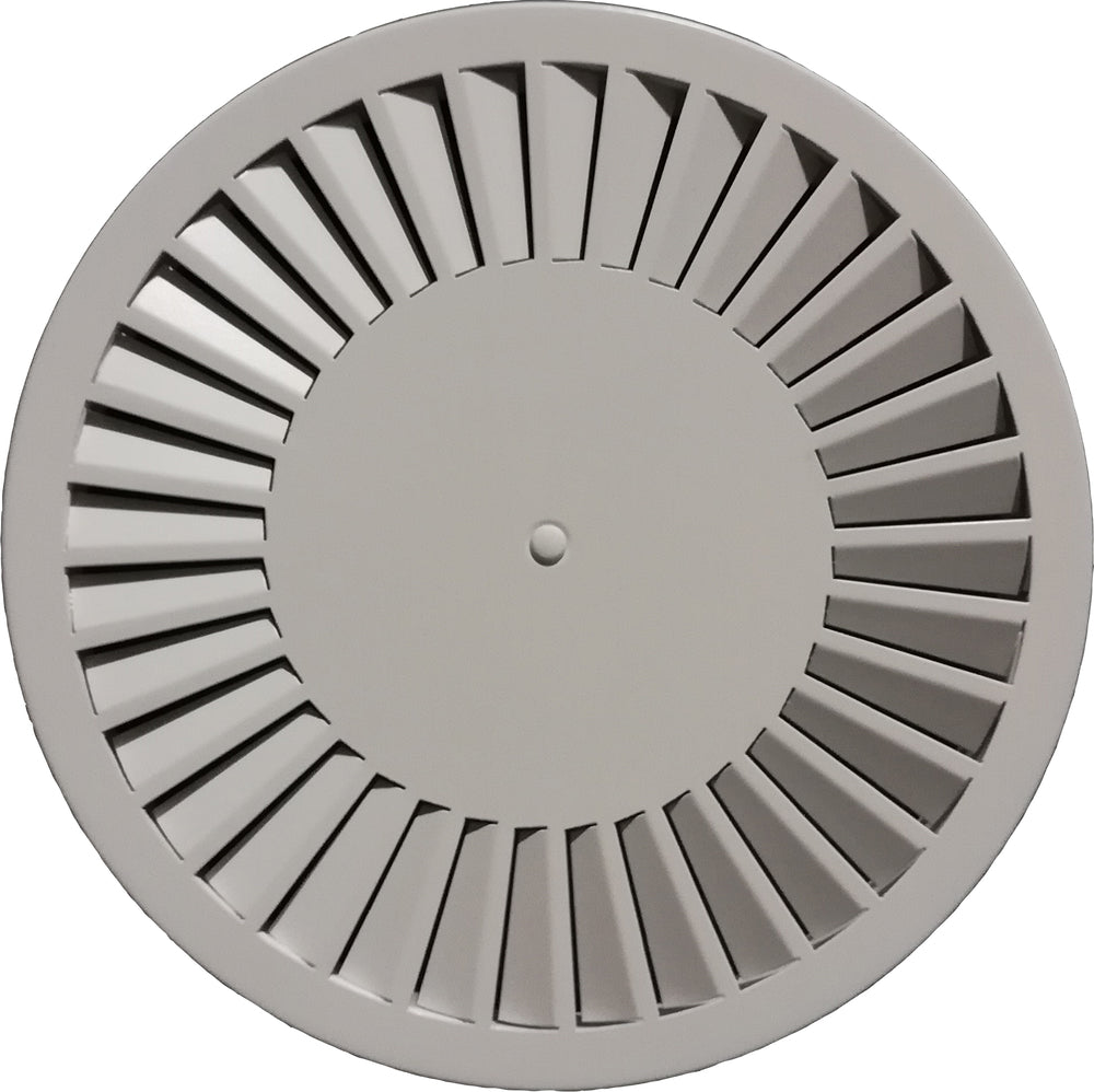 späth runder Deckendrallauslass DAFT-C, feststehende, halbradiale Lamellen Gr.400