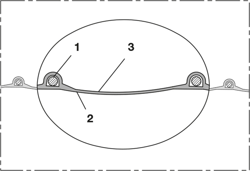 Norres PE Schlauch, leicht + elekt. leitfähiger , DN 160mm, L= 10m, PROTAPE® PE 322 EC