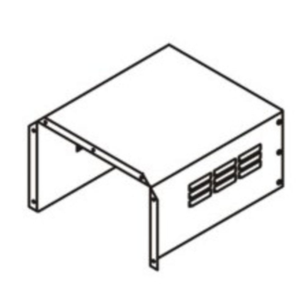 Helios MB-WSD EC315/355/400, Wetterschutzdach zu  MB EC 315/355/400 L 350mm x B 380mm x H 180mm