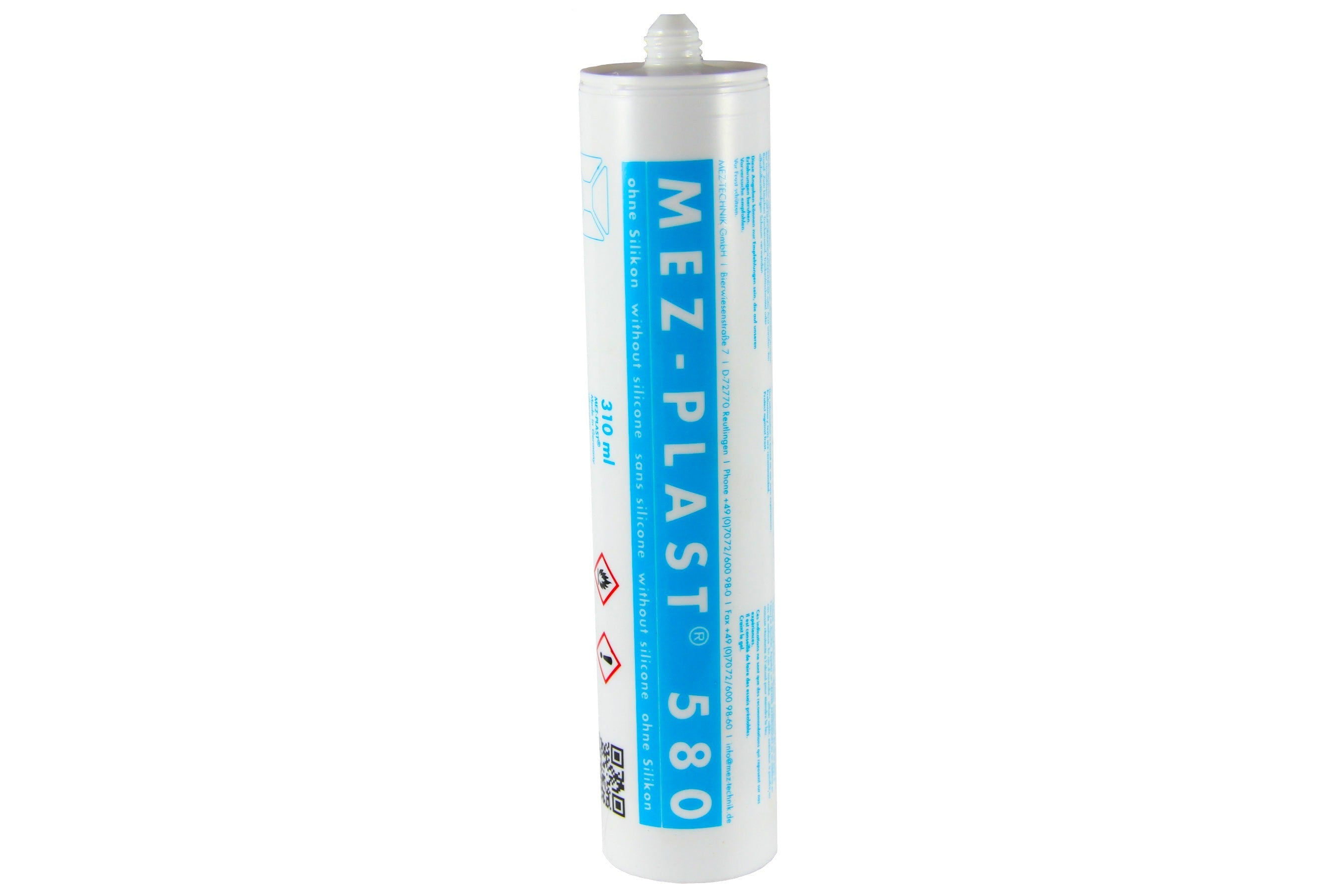 MEZ-PLAST 580, 310ml, silbergrau, silikonfrei
