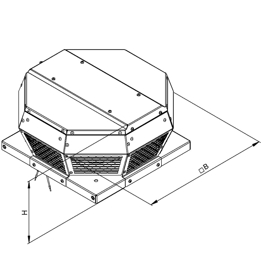 Ruck Dachventilator DHA 355 E4P 30