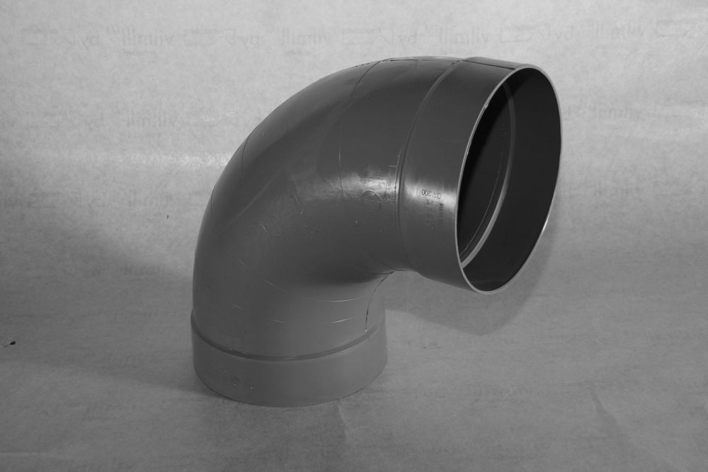 PVC Bogen 90° mit Muffe PVC-B90 NW 75