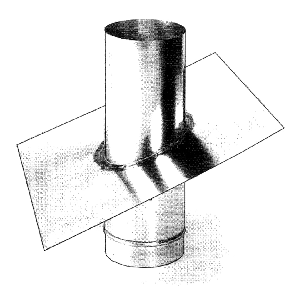 Dachdurchführung mit Grundplatte TGF (Dachneigung 0°) NW 224