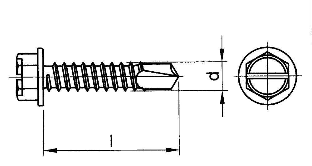 Bohrschraube L 4,2x16mm