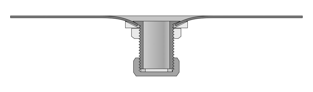 Metu Ablaufstutzen mit Konusscheibe ST-K 3/4"