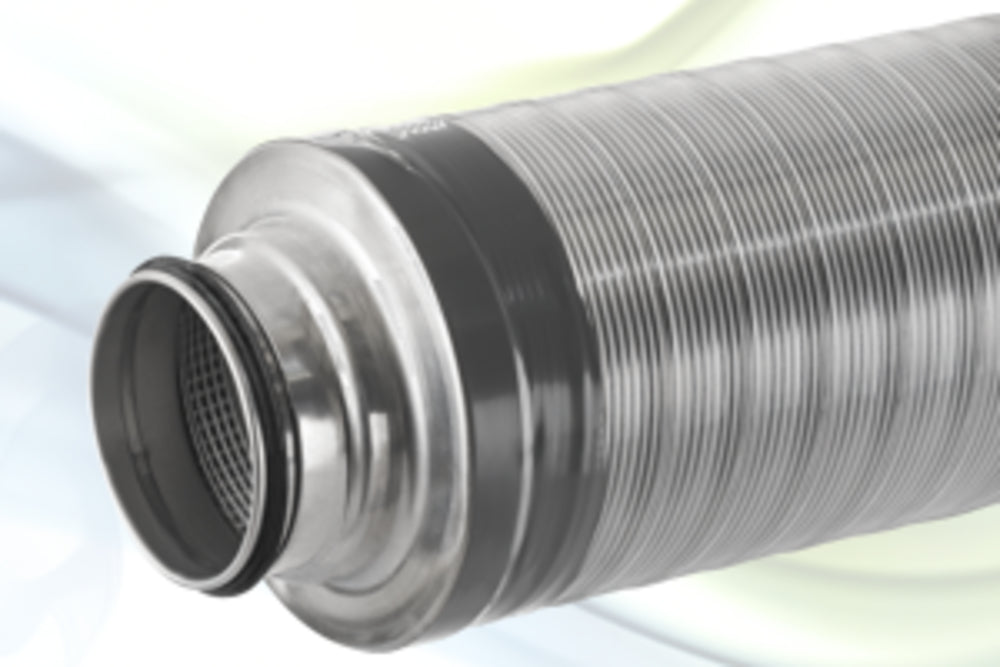 späth UTSD50 ProFlex flexibler Schallämpfer mit Lippendichtung und Rieselschutz - 080 mm x 0,75 m