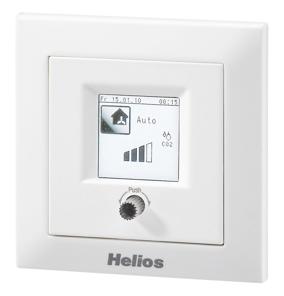 Helios KWL-BEC, Komfortbedienelement inkl. Wochenzeitschaltuhr, UP Version für Helios easycontrols