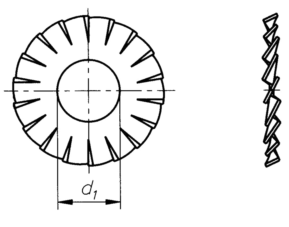 Fächerscheiben A12,5mm