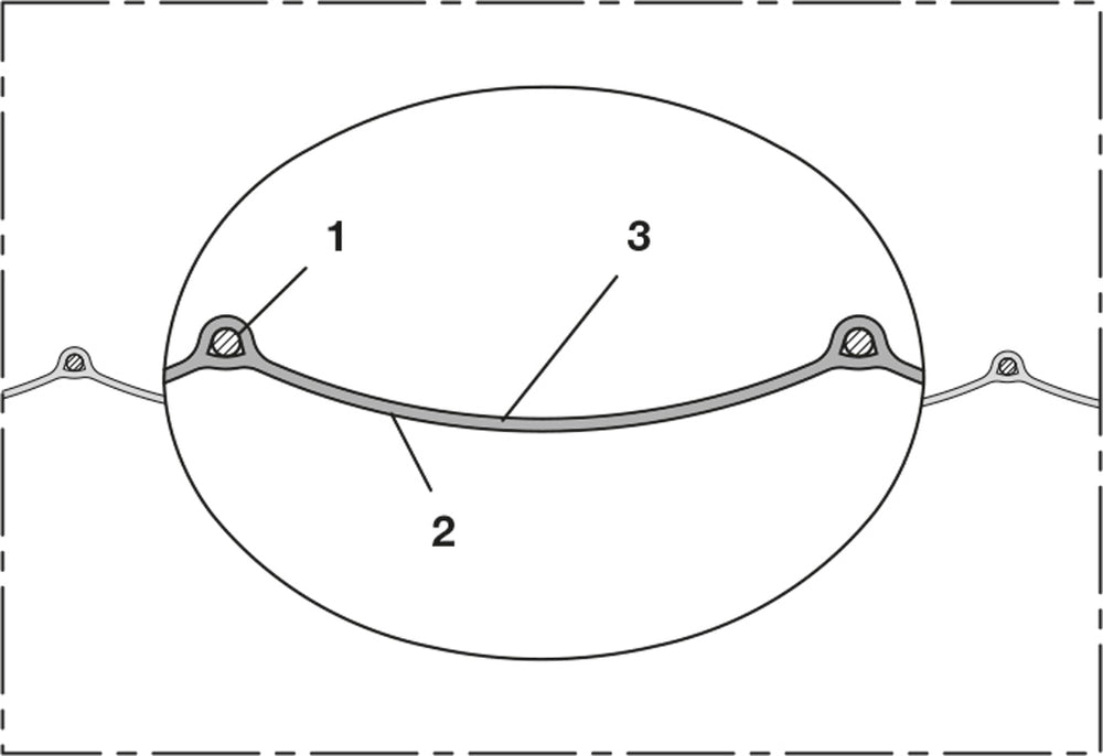 Norres Lüftungsschlauch, hochflexibel (+110°C), DN 180mm, L= 6m, PROTAPE® PVC 371