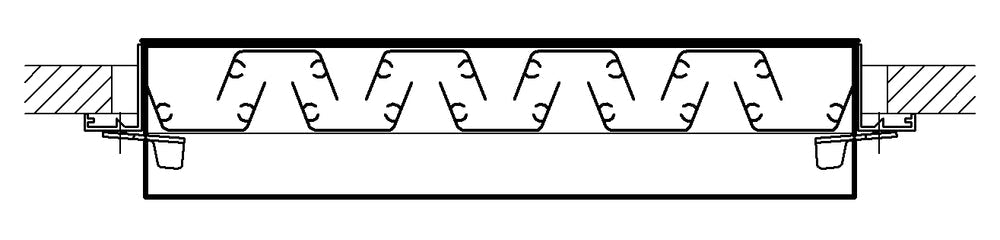 Schako Fettfanggitter Typ FGV, 525x225mm