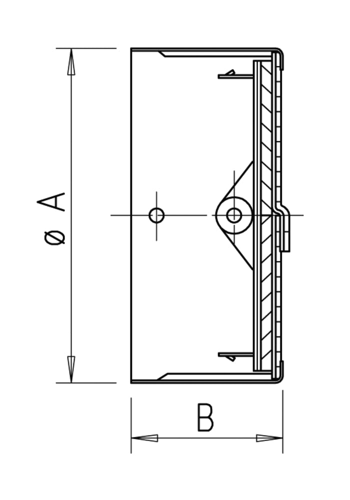 Helios BAE 200, Brandschutz Absperrelement ND 200