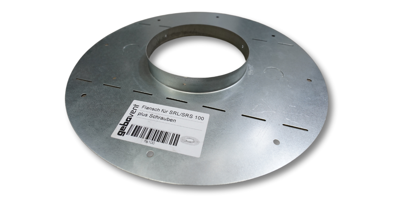 geba Komplettset Flachdachhaube FDV (Lüftung, mit Flansch) 100/450