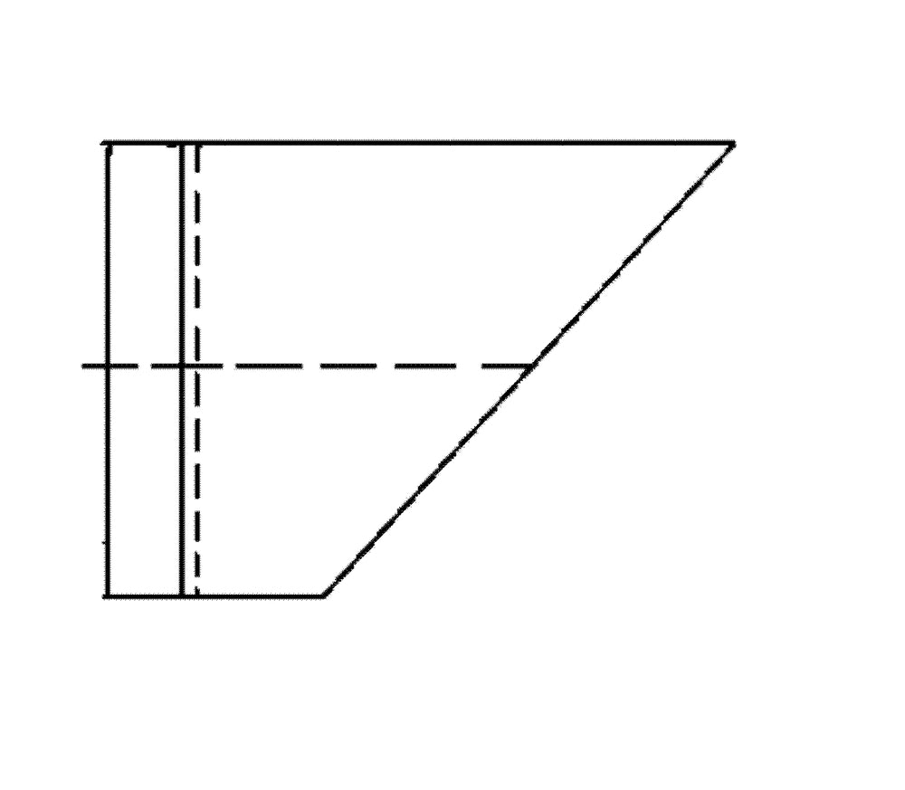 Ausblasstutzen mit Gitter AS 45° abgeschrägt NW 315