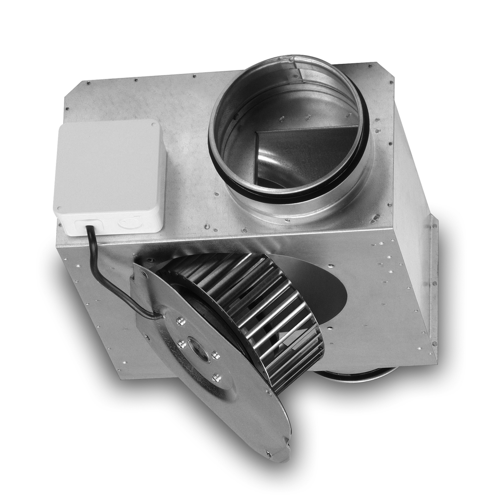 Helios SVR 125 B, SlimVent Radialventilator mit Rohranschluss DN 125mm