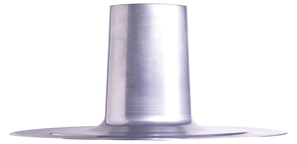 Helios FDP 125, Alu-Dachpfanne für Flachdach DN 125 mm zu Dachhaube DH 125