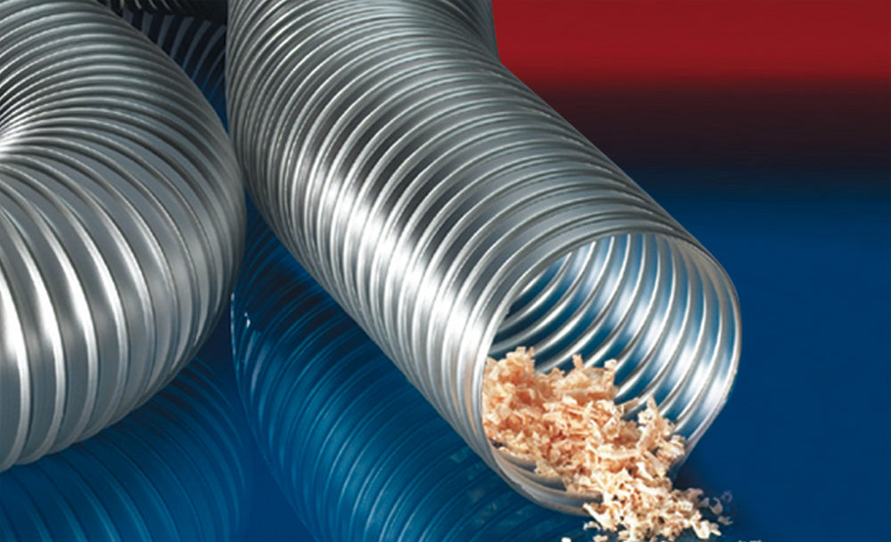 Norres Holz Absaugschlauch, hoch flexibel, DN 300mm, L= 6m, TIMBERDUC® PUR 532 CNC