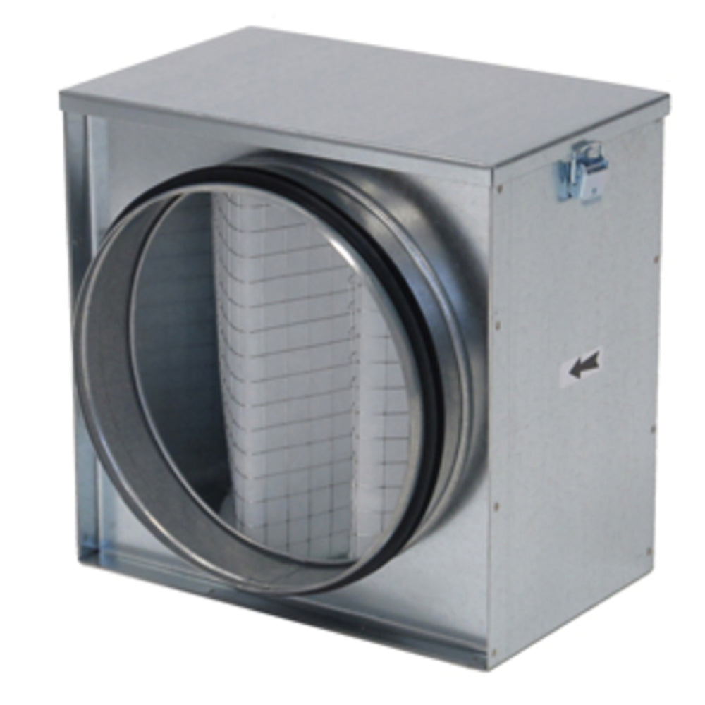 S&P Luftfilterbox MFL-160 mit Vliesfilter G4, DN160