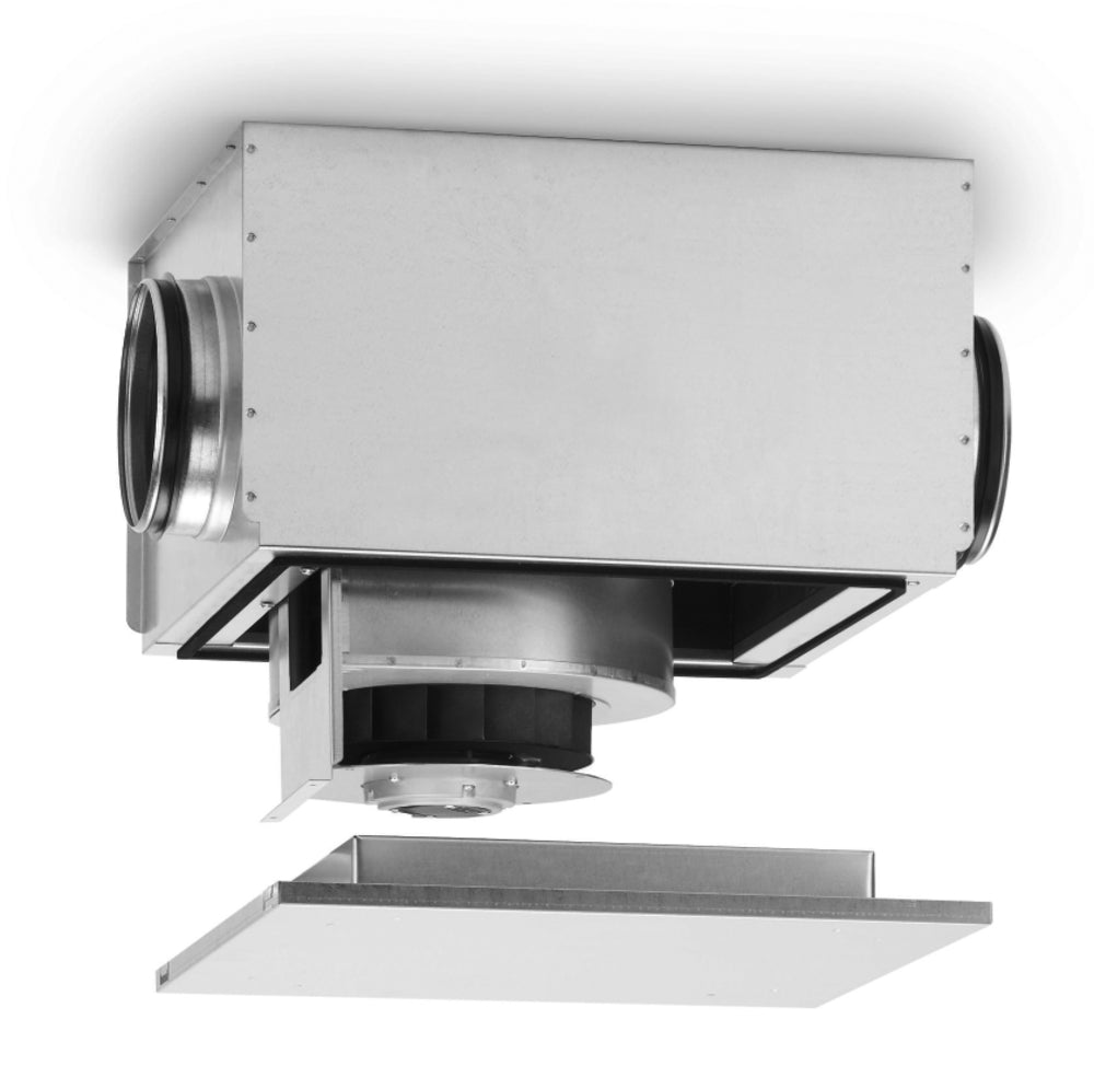 Helios SILENTBOX SB EC 125 B mit EC-Motor, 220-240V, stufenlos steuerbar, schallgedämmtes Gehäuse