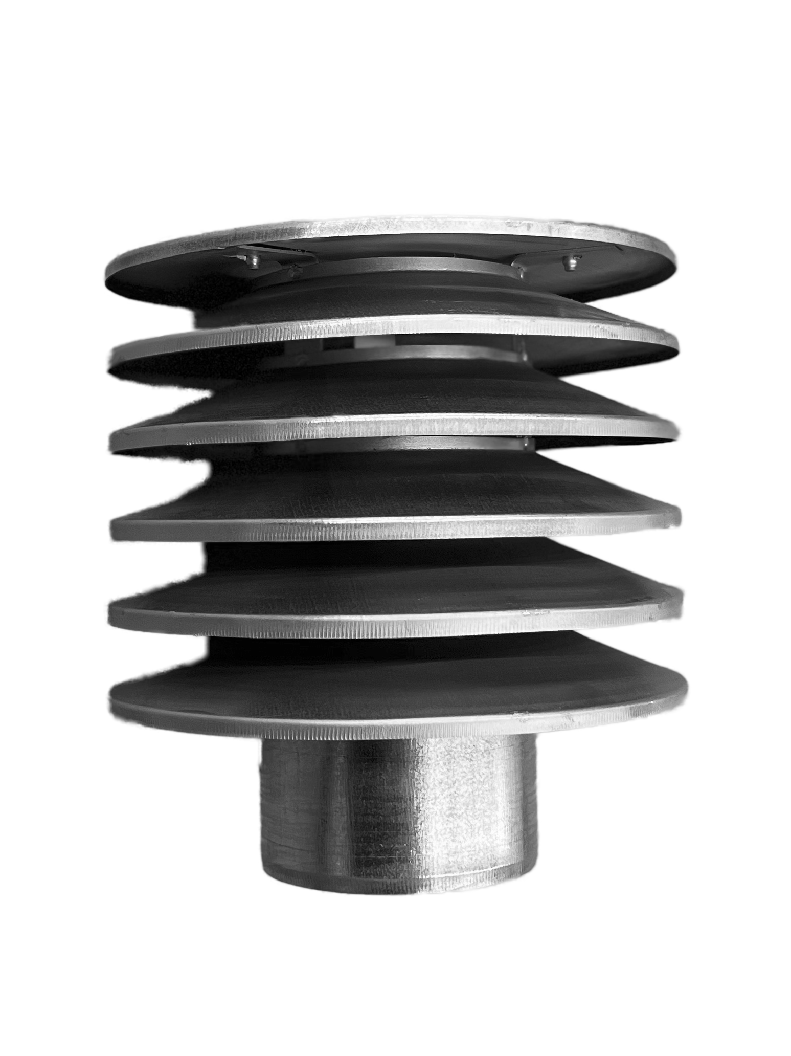 Lamellenhaube LH NW 160 mit Stecknippelanschluss