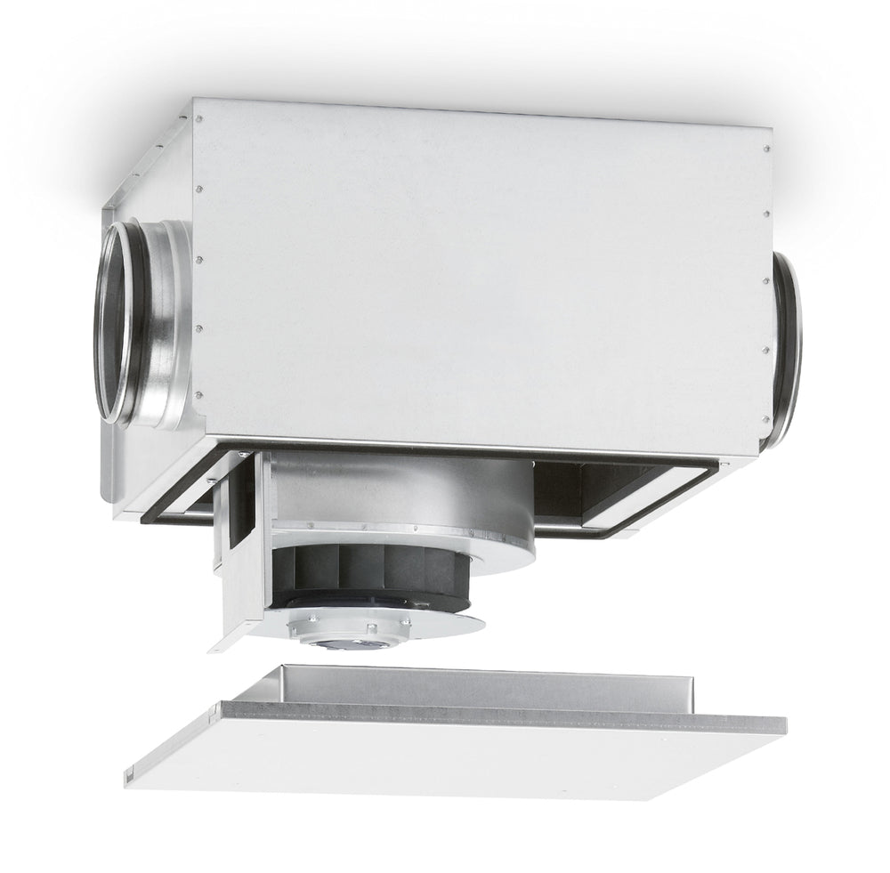 Helios SILENTBOX SB EC 160 A mit EC-Motor, 220-240V, stufenlos steuerbar, schallgedämmtes Gehäuse