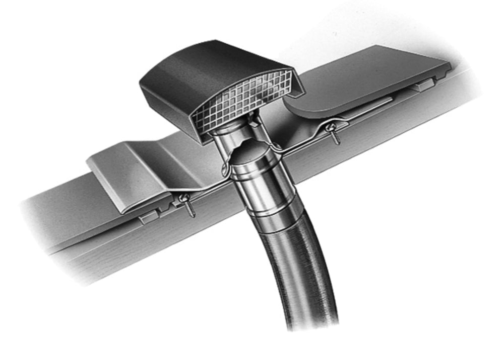 Helios DDF 355 G, Dachdurchführung für Rohrdurchmesser 355 mm Dachhaube schiefergrau lackiert