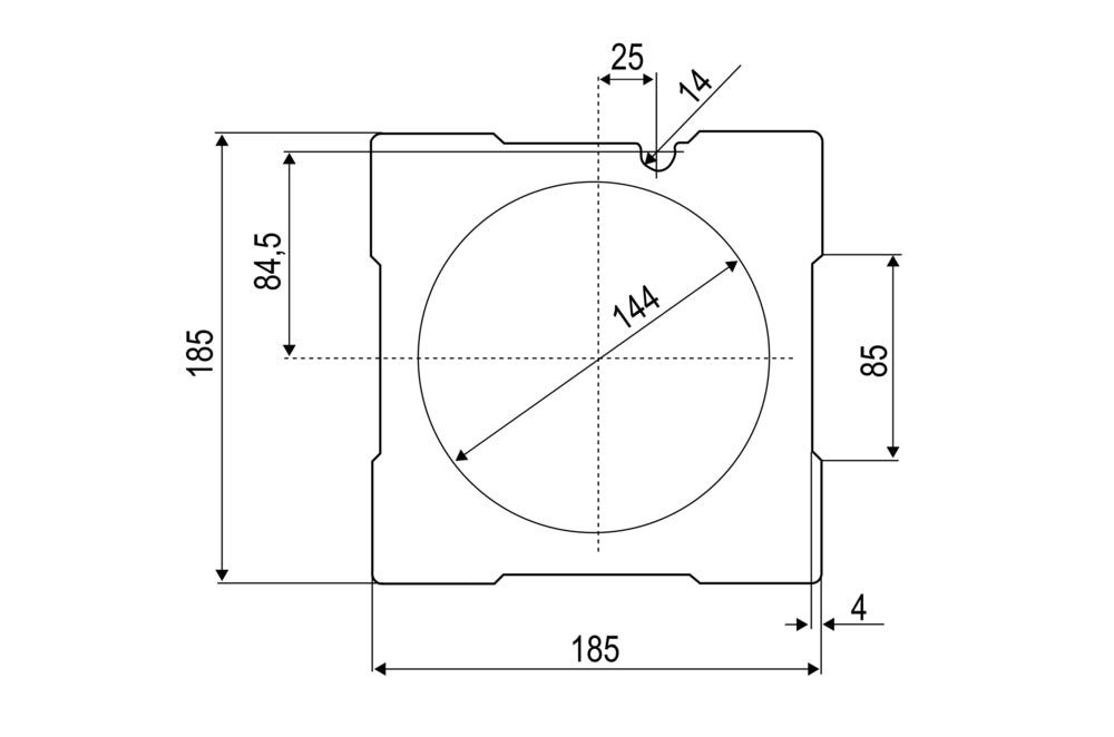 Maico Distanzrahmen ECA15-EMA16