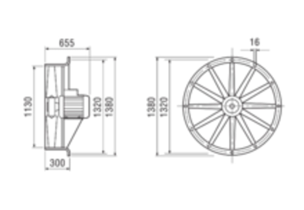 Maico Axialventilator DAS 112/6