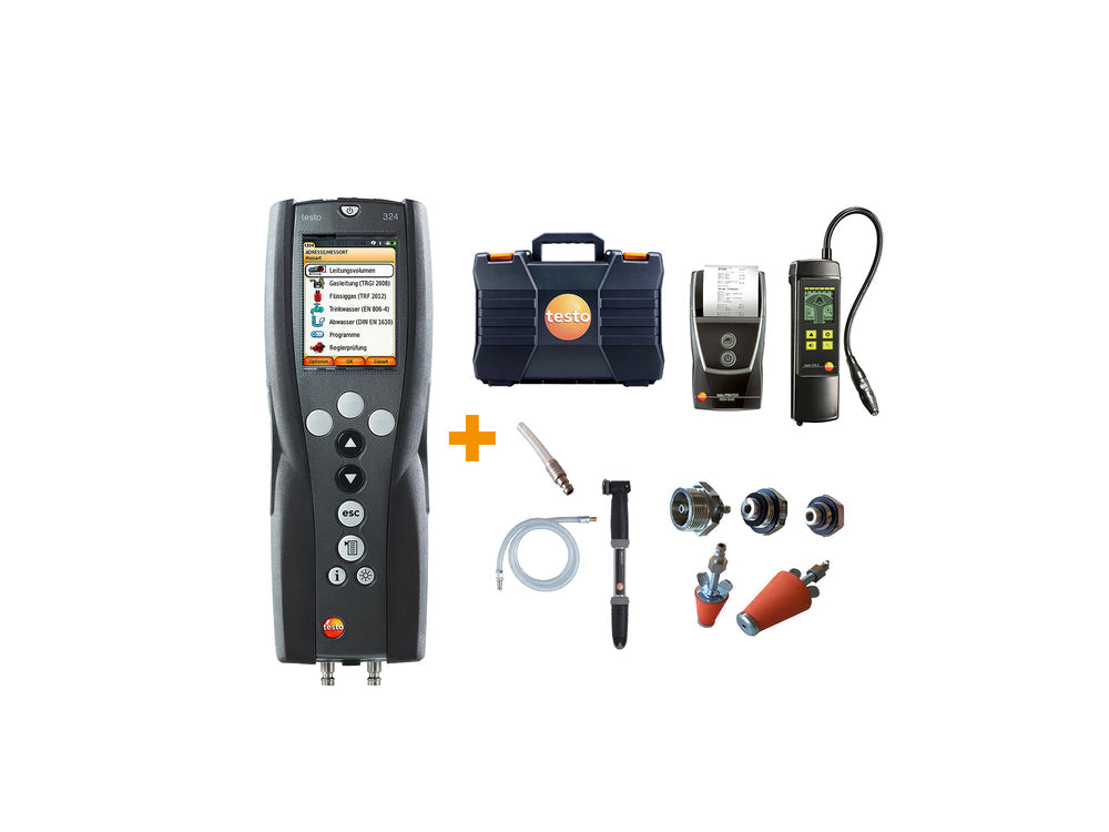 testo Profi-Set testo 324 - Druck- und Leckmengenmessgerät