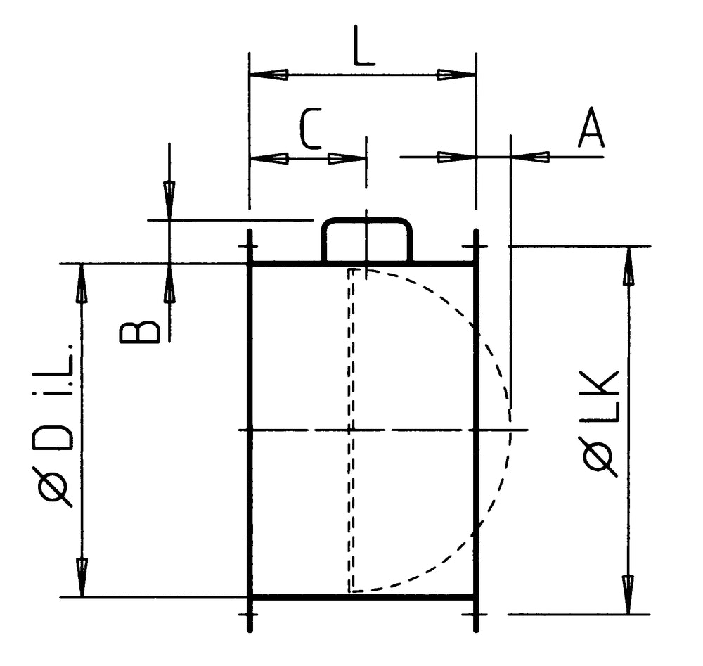Helios RVM 250, Rohr-Verschlussklappe motorbetätigt