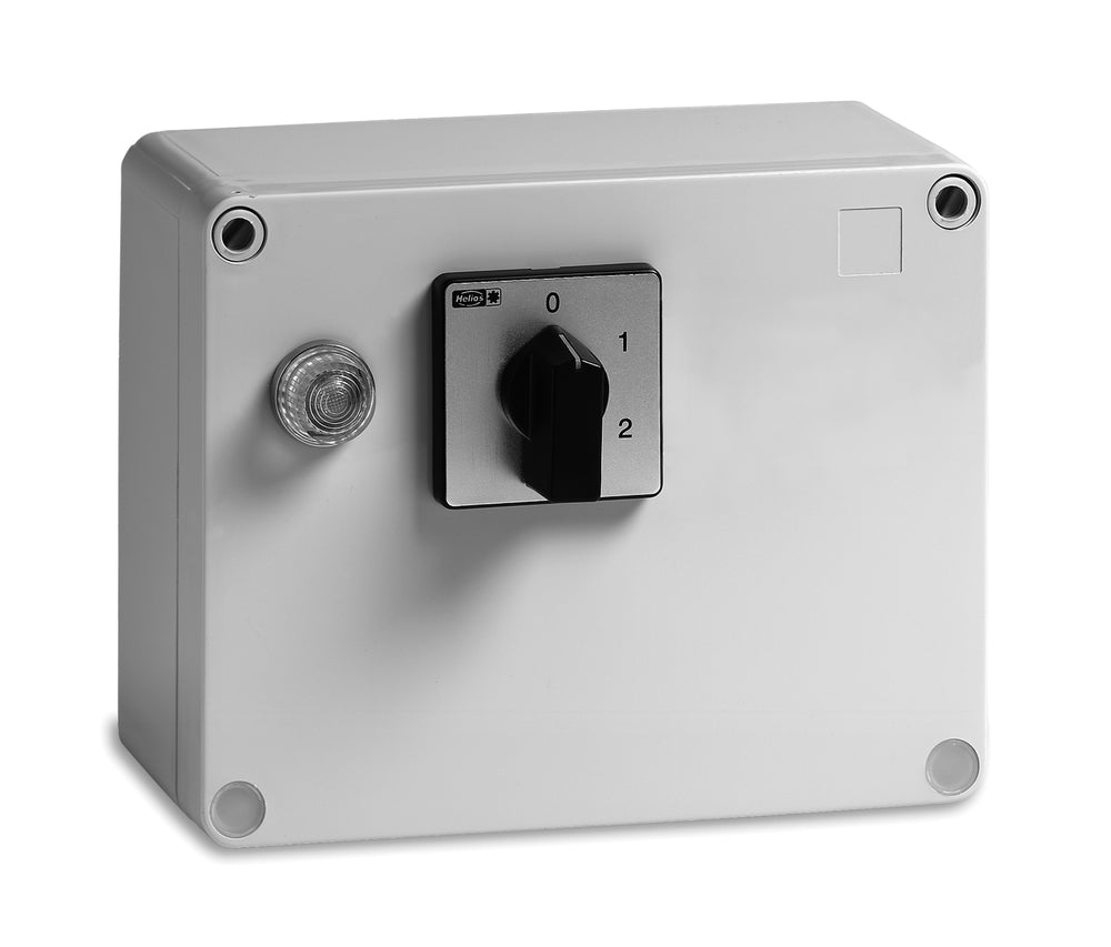 Helios M 2, Motorvollschutz-Schalter für 3-PH Motoren, 2-tourig mit getrennter Wicklung 400V