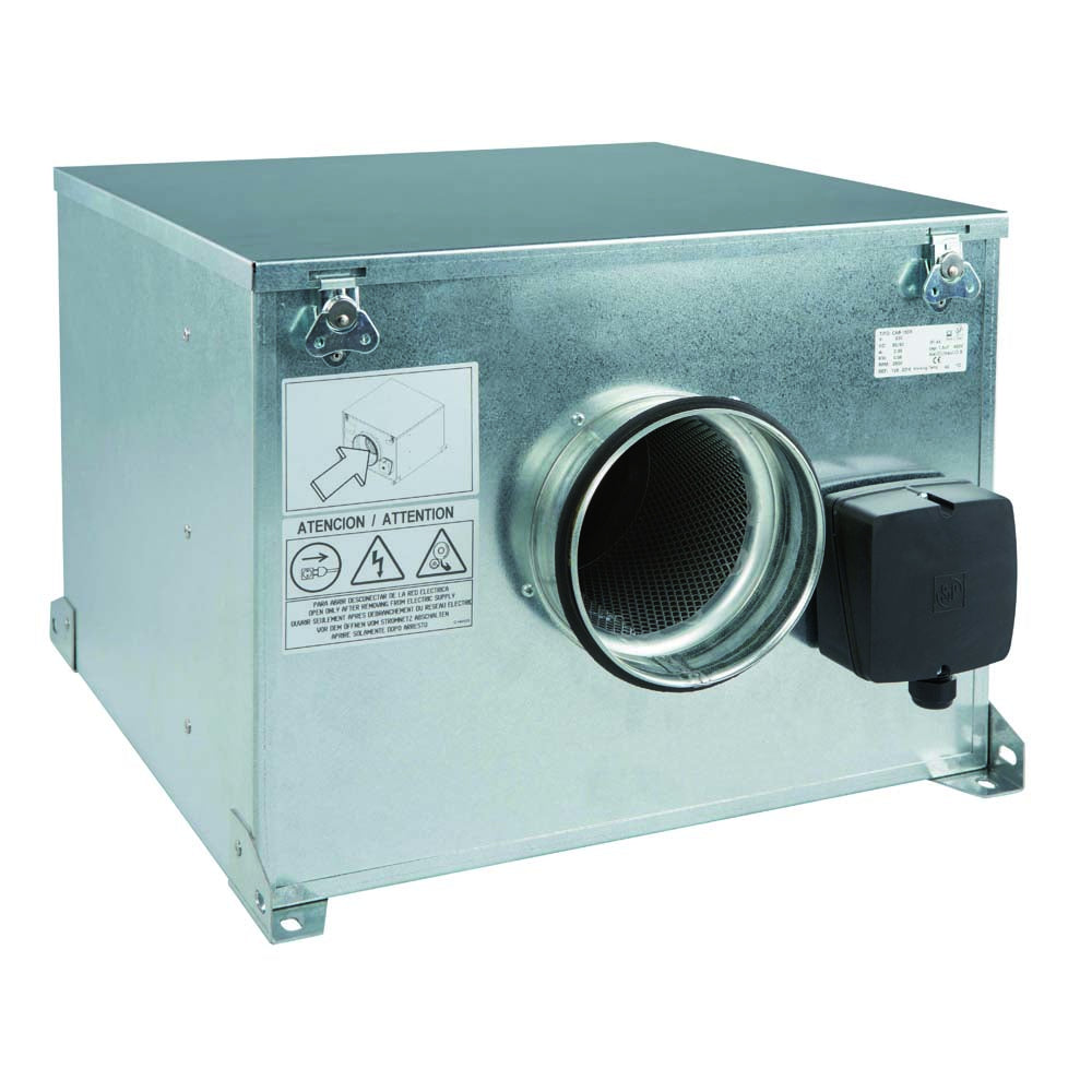S&P Schallgedämmter Rohrventilator CAB-200 B
