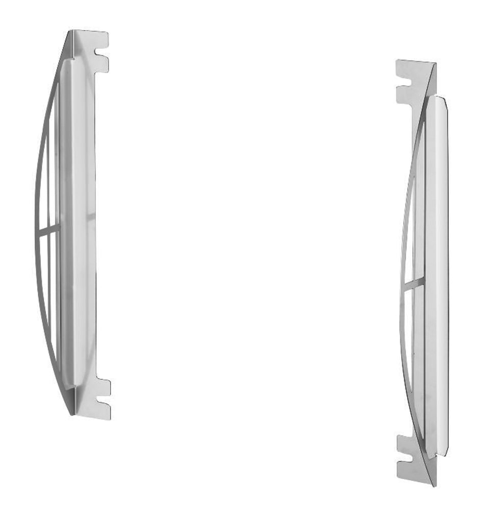 Helios KWL 60 SG, 2 x Schutzgitter für Edelstahl-Außenfassade