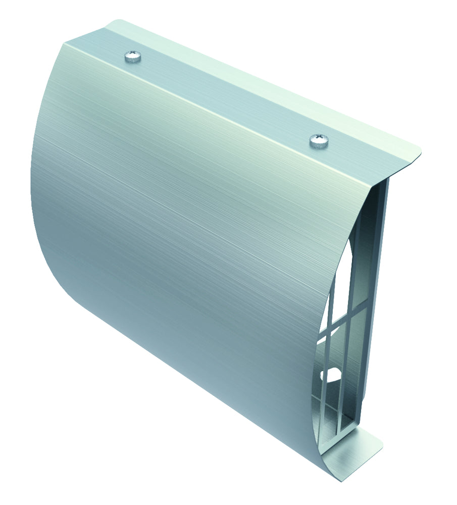 Helios IP-FBA 160, Fassadenblende  für Außenluft, aus Edelstahl DN 160