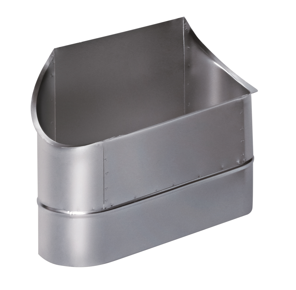 m+a Anschlussstutzen ASTTO oval, tangential, BxH=400x80mm, für Durchmesser=150mm