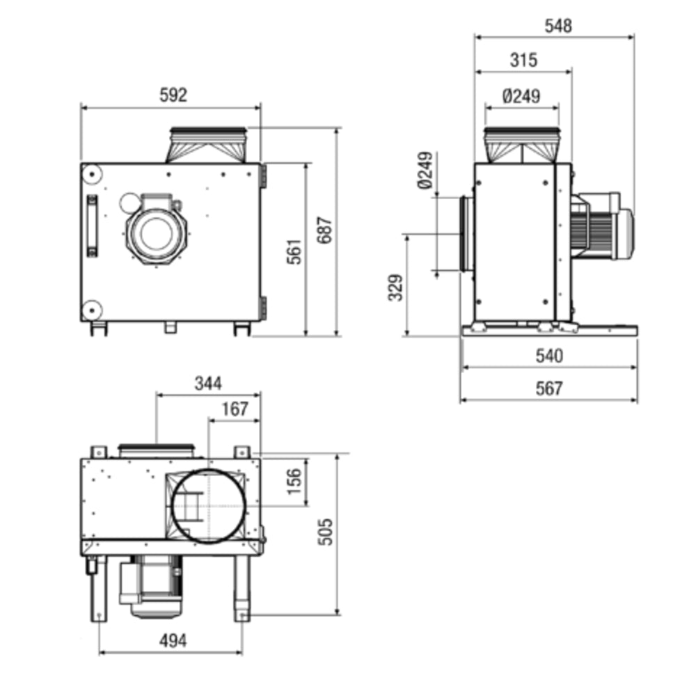 Maico Schallgedämmte Abluftbox EKR 25-2
