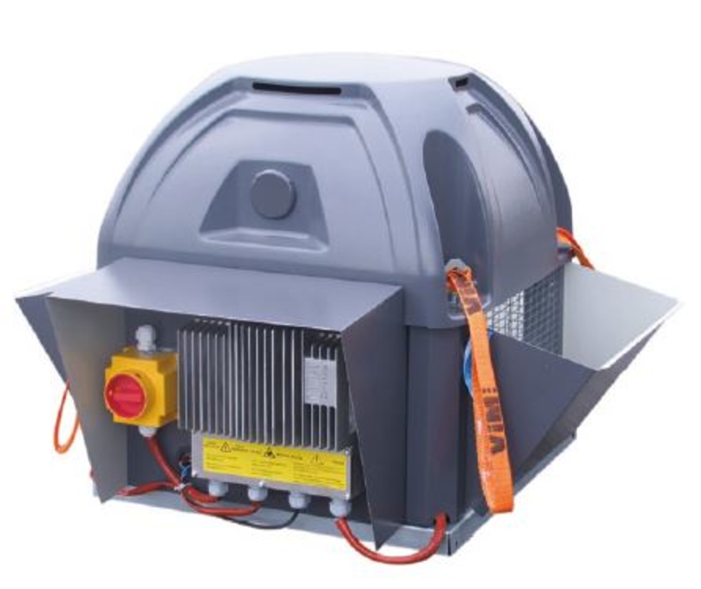 S&P Dachventilator TNVT-500 ECOWATT ASR mit EC-Motor, 400V, vertikal, ASR