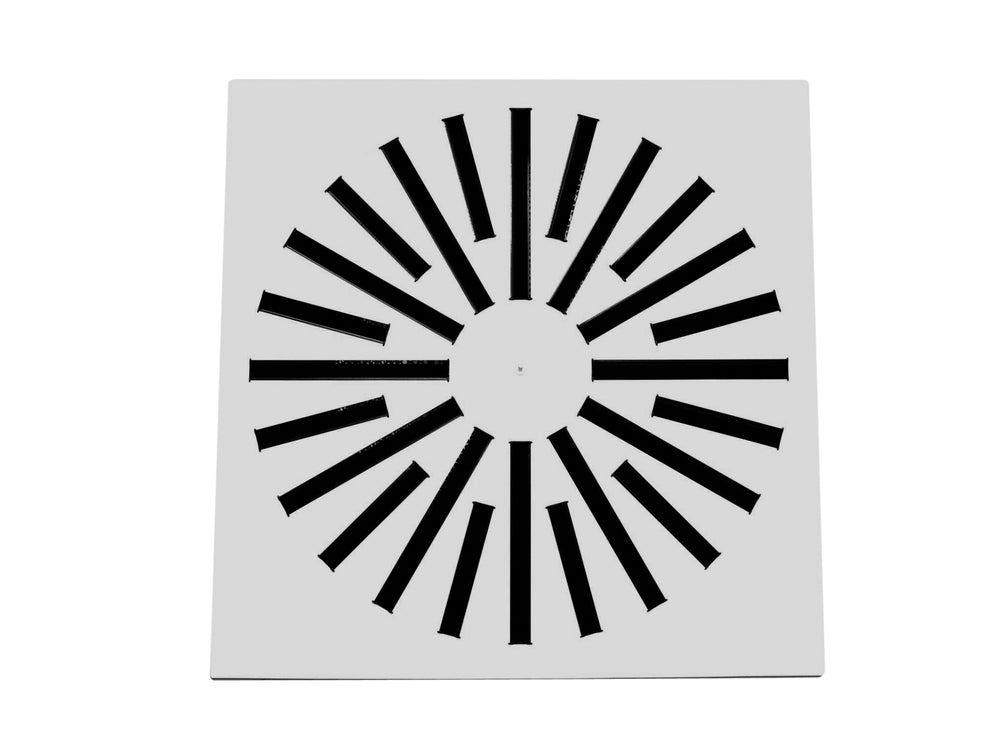 späth Luftauslass DF-RA-A 594mm x 594mm, 24 sternförmige Lamellenstanzungen