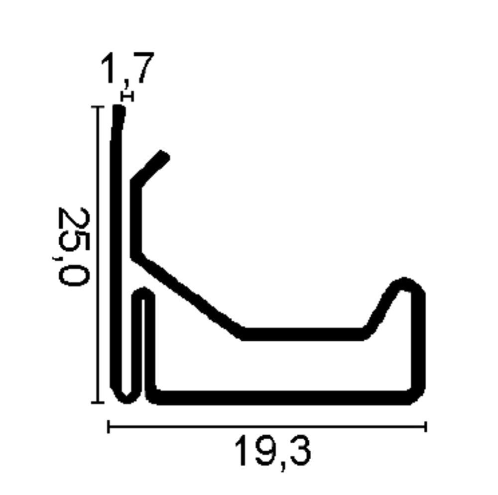 MEZ Luftkanalprofil Corner E138-S30