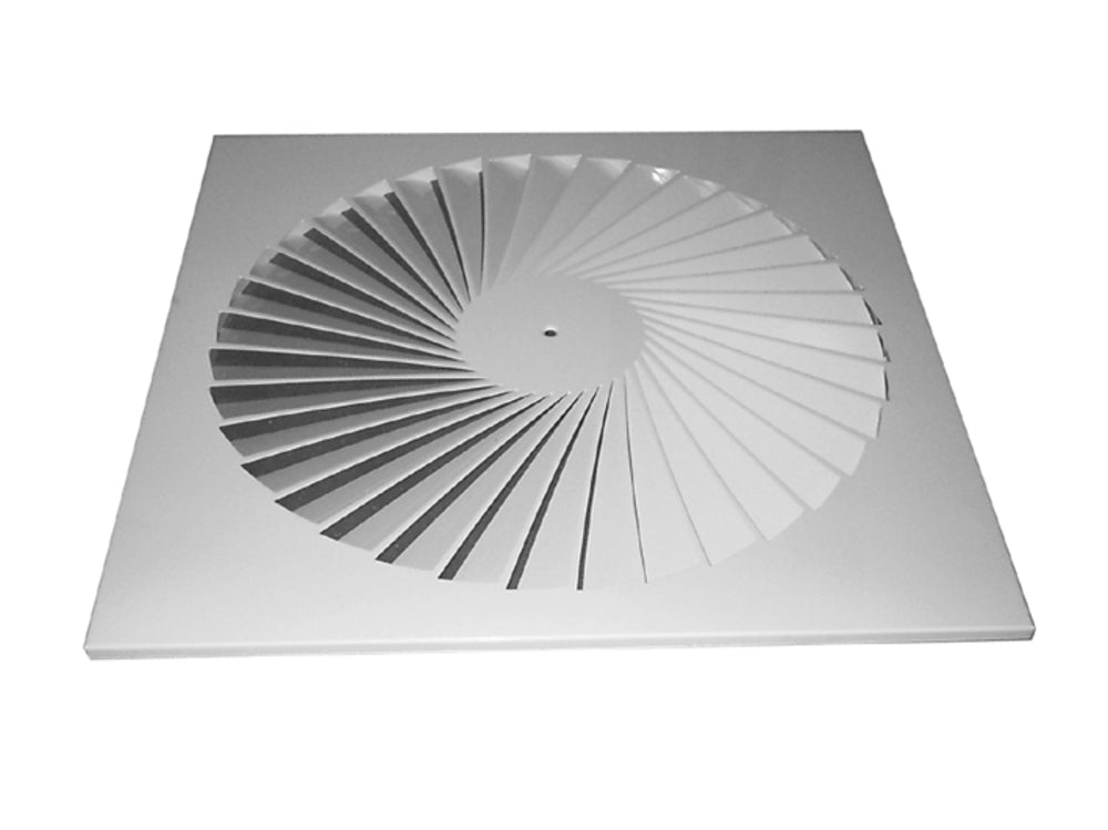 späth runder Deckendrallauslass DFRT-C 398mm, feststehende, sternförmige Lamellen