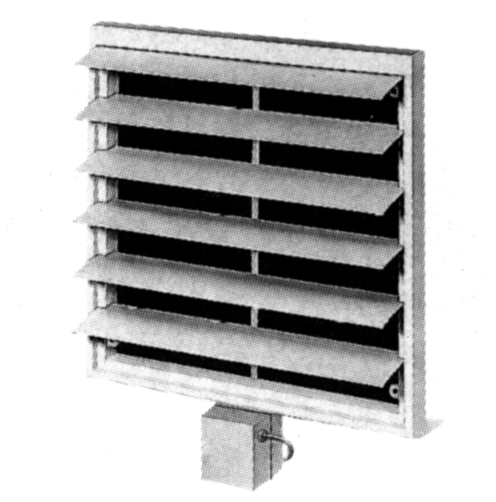 Helios EVK 315, Elektrische Verschlußklappe für Ansteuerung über Relais