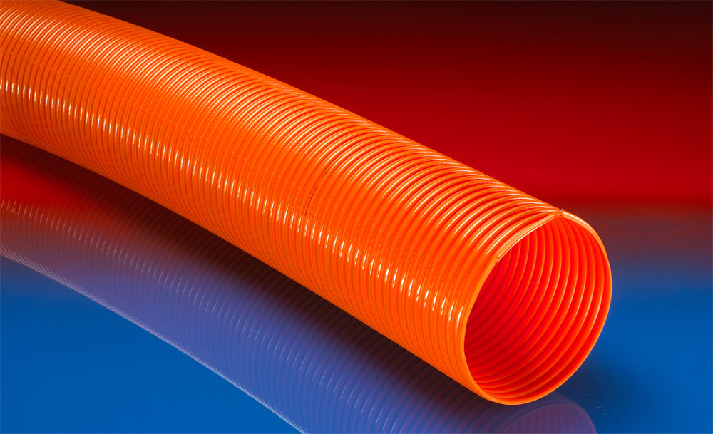 Norres Saugfahrzeugschlauch, schwer, DN 200mm, L= 5m, AIRDUC® PUR 355 VAC-TRUCK ORANGE