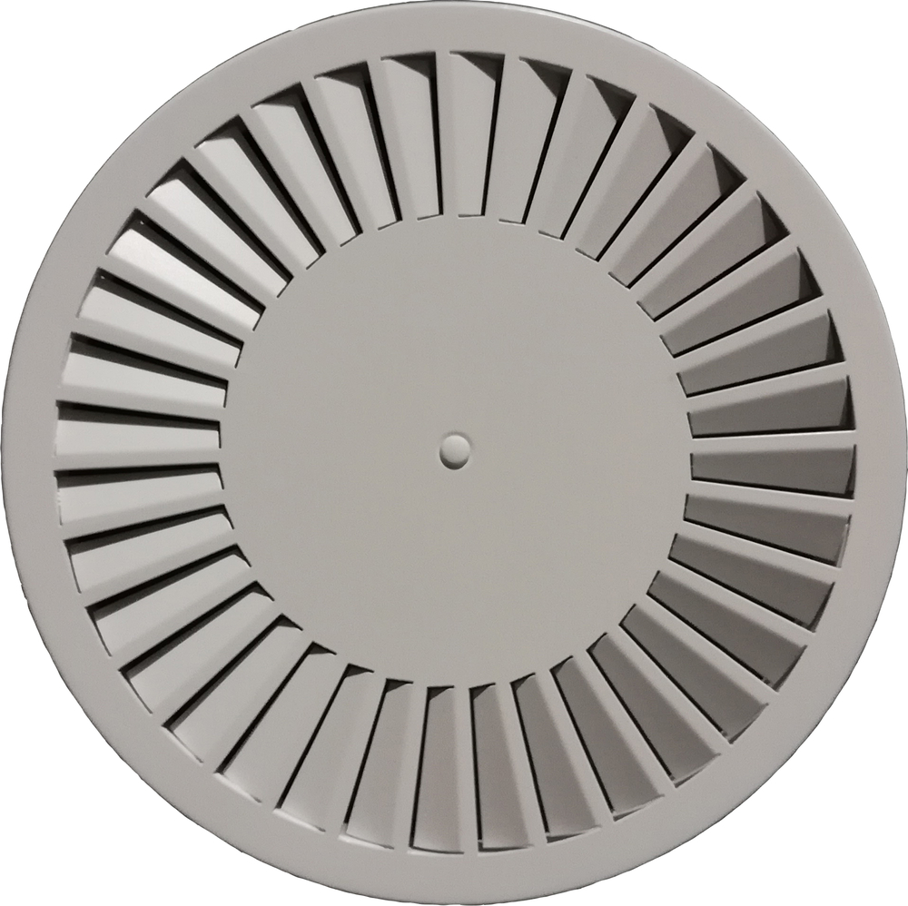 späth runder Deckendrallauslass DAFT-C, feststehende, halbradiale Lamellen Gr.325