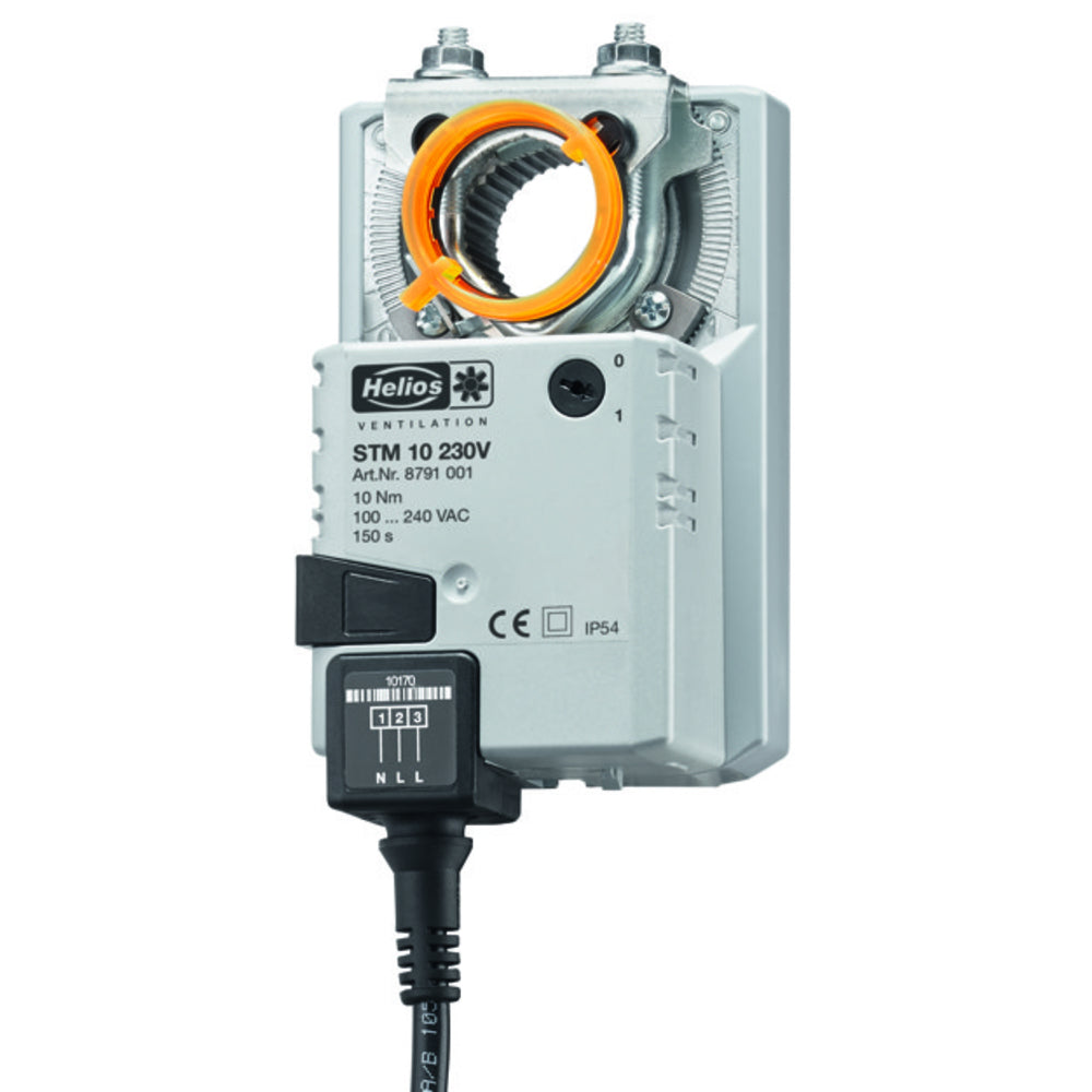 Helios STM 10 230V, Klappen-Stellmotor, 10 Nm 1-PH, 230V, 50/60 Hz, IP 54