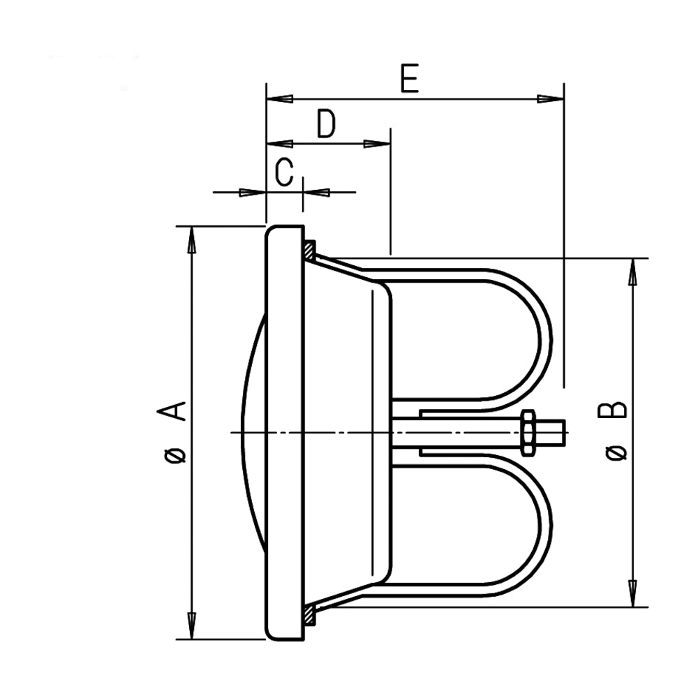 Helios BTV 200, Brandschutz-Tellerventil mit Einbauring ohne Wartungsauflagen